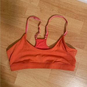 Sarah’s Day x White Fox activewear orange sports bra